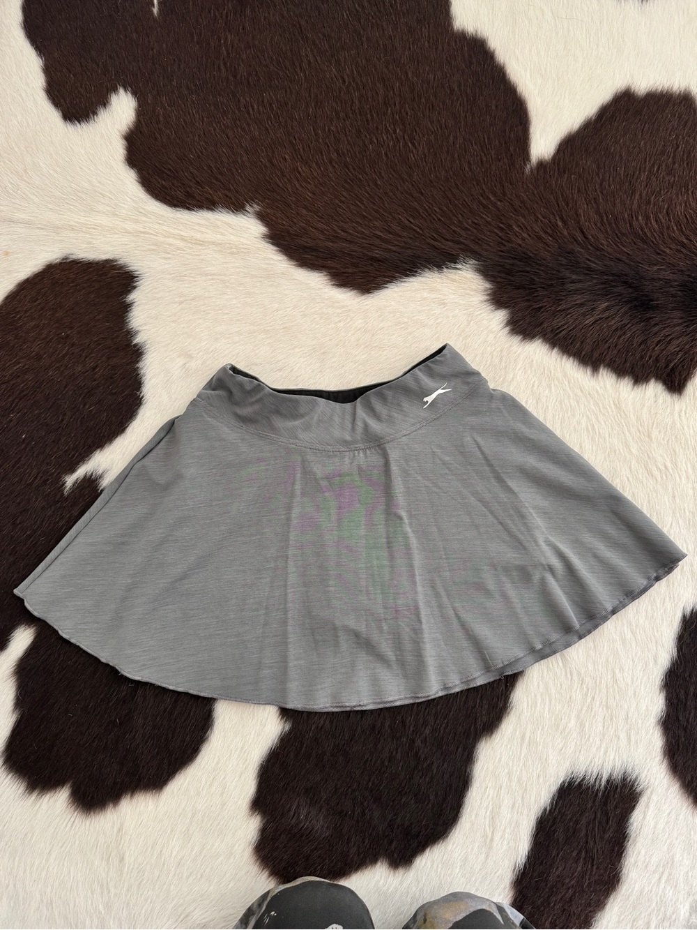 Slazenger Gray Flare Tennis Skort Built-In Shorts Golf Athletic XS